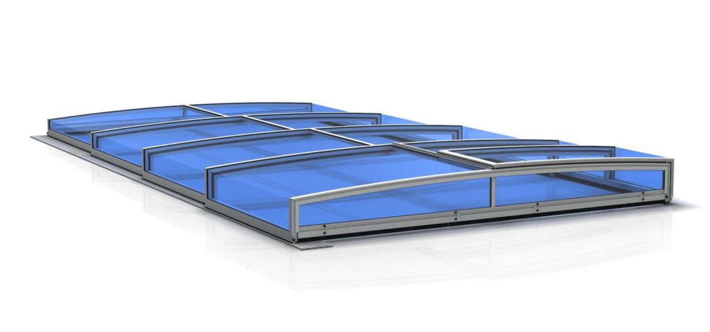 Poolabdeckung elegant1-ultraflat-bresco