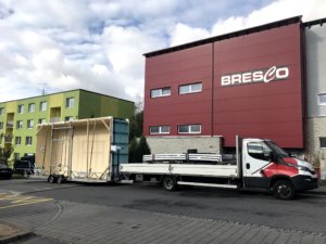 Bresco Schwimmbecken Transport Poolhersteller